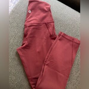 lululemon athletica Red Leggings